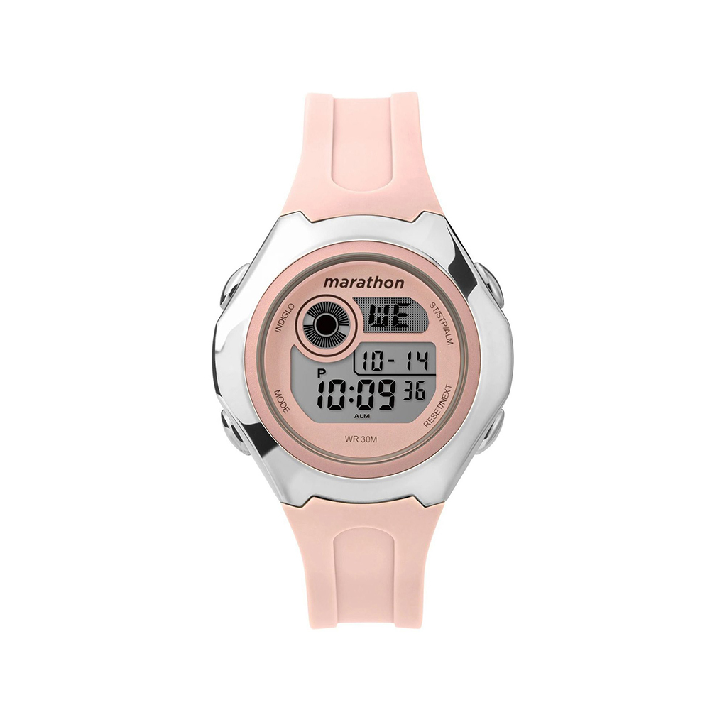 TIMEX Marathon Chronograph Pink Plastic Strap